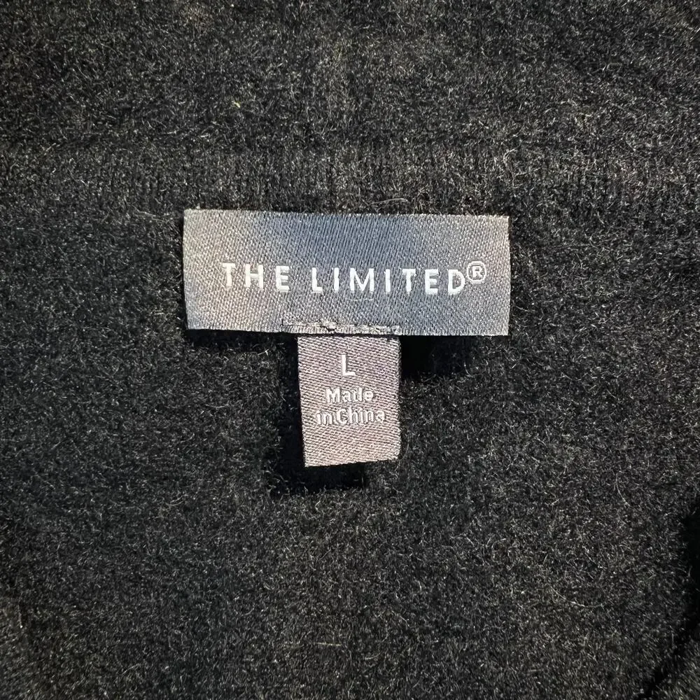The Limited Sweater Black Cashmere Hooded Pullover Quiet Luxury Minimalist Basic